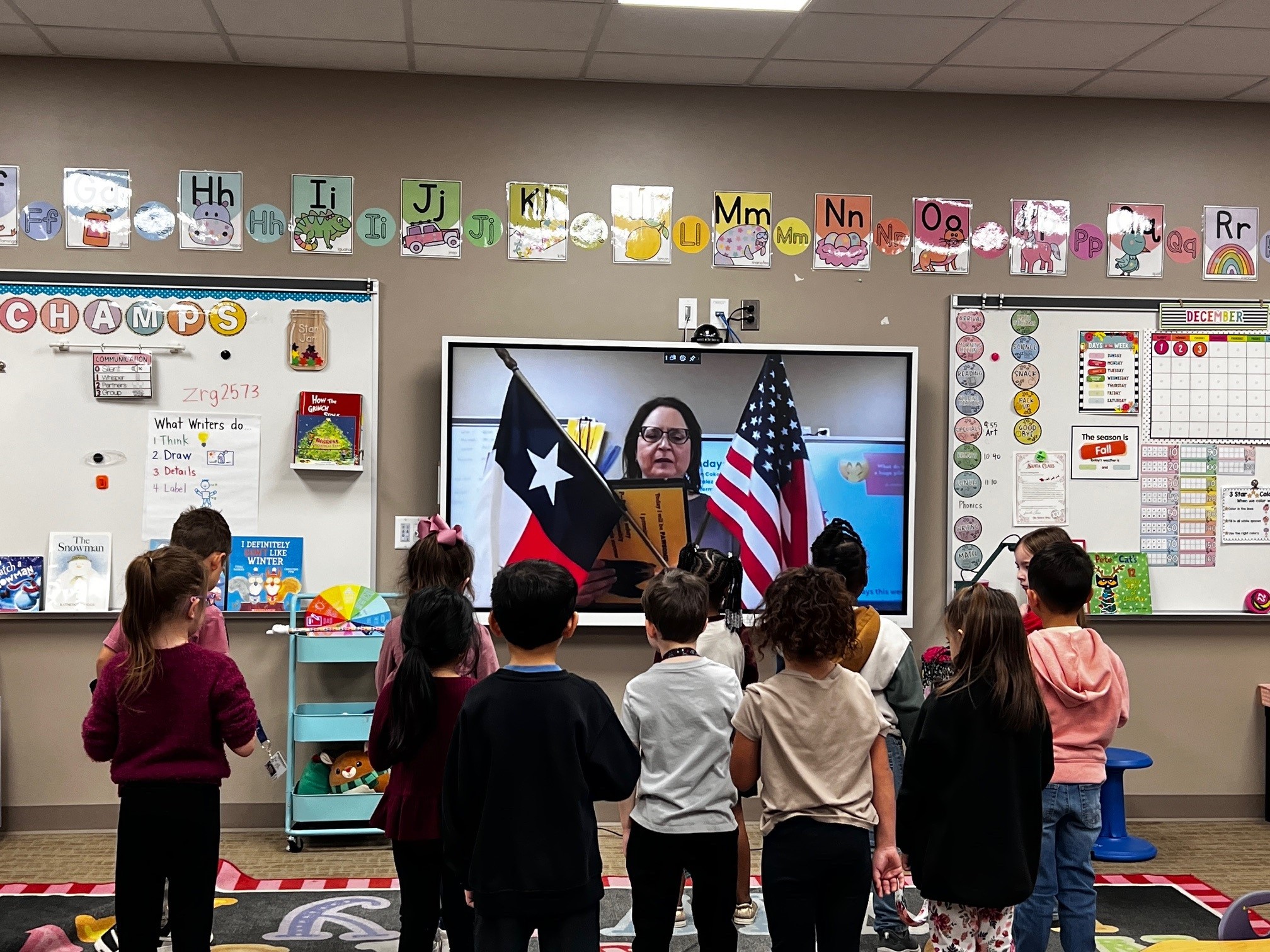 A government conference room setup with new AV systems from Data Projections for better video conferencing